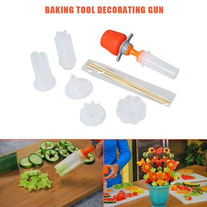 Premium Fruit and Vegetable Carving Tool - Create Delightful Garnishes for Culinary Presentations
