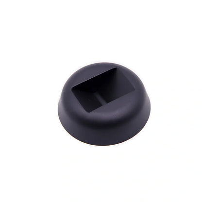 Black 11x11cm suspended 3D floating display frame holding a coin, with square base for stable collectible showcase