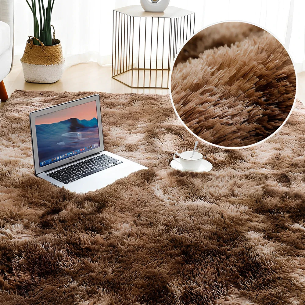 Thick plush living room carpet with Chinese patterns in burgundy colour measuring 160x200cm