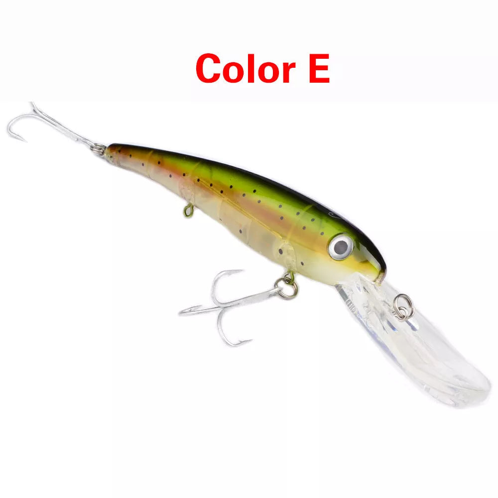 20CM Glossy Lures Mino Fishing Bait Plastic Hard Bait with 10 colour options