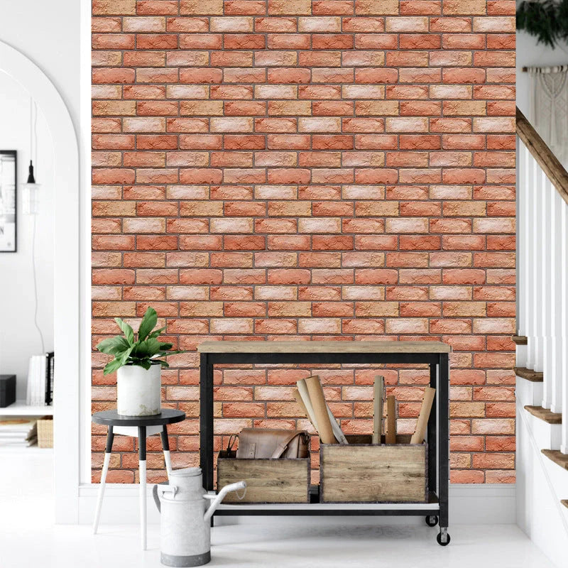 Moisture-proof brick wallpaper sticker for kitchen and bathroom walls