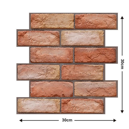 Moisture-proof brick wallpaper sticker for kitchen and bathroom walls