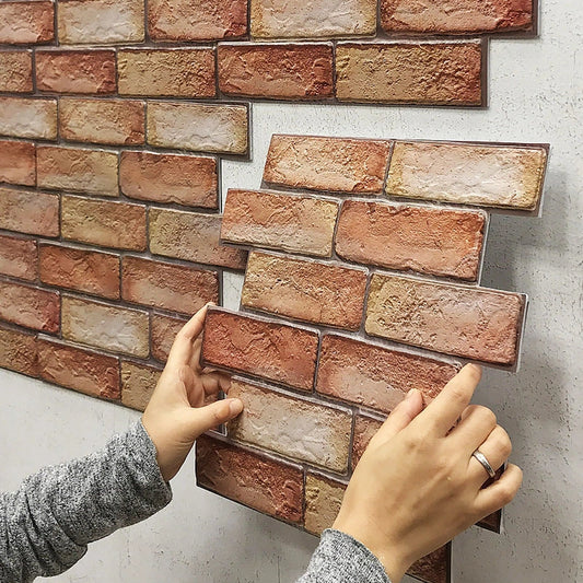 Moisture-proof brick wallpaper sticker for kitchen and bathroom walls