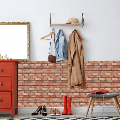 Moisture-proof brick wallpaper sticker for kitchen and bathroom walls