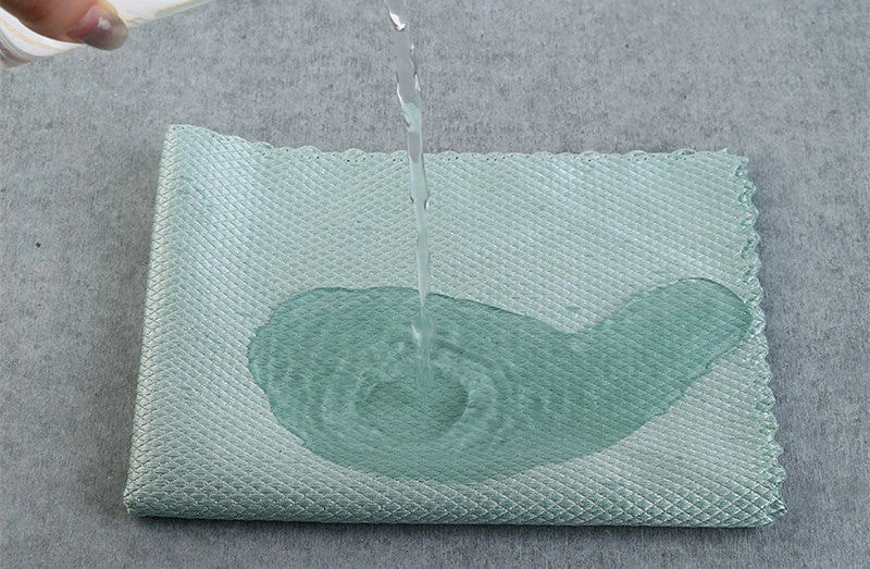 Yunlijie microfiber dish cloth set for kitchen cleaning