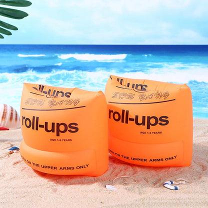 PVC inflatable arm rings for swimming in various colors