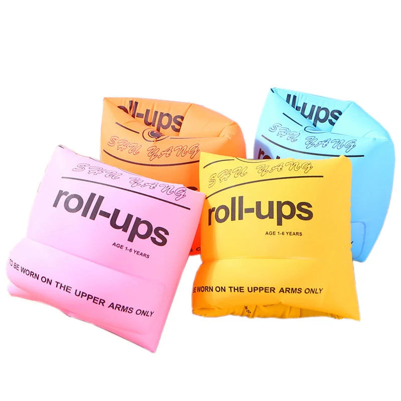 PVC inflatable arm rings for swimming in various colors