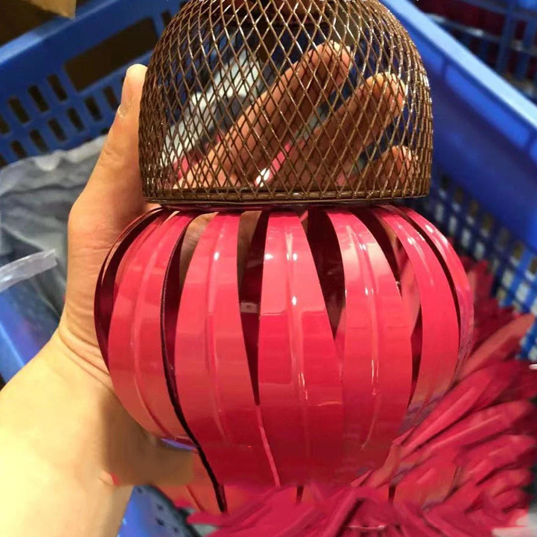 Petal-shaped bird feeder in various colours, designed to attract and delight birds in the garden