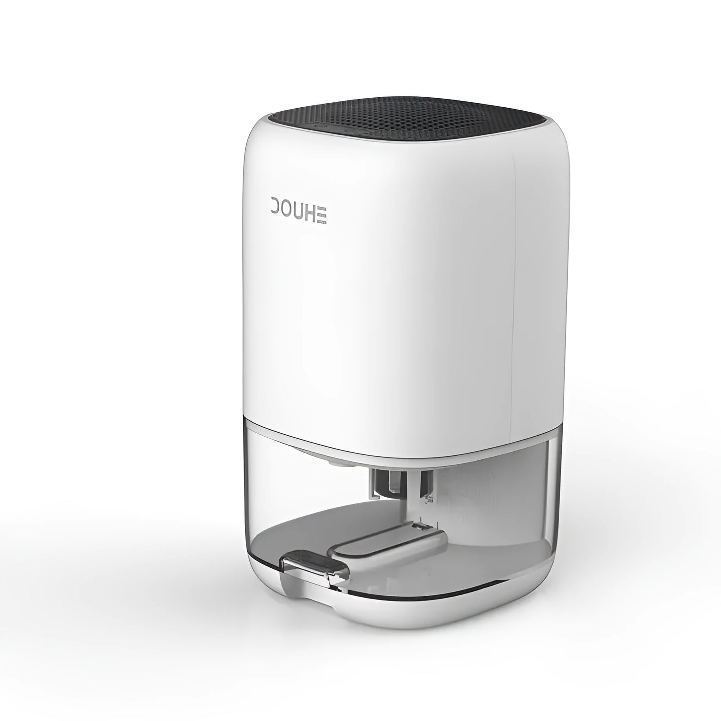 Mini portable dehumidifier in white, blue, or dark green with 0.7L water tank