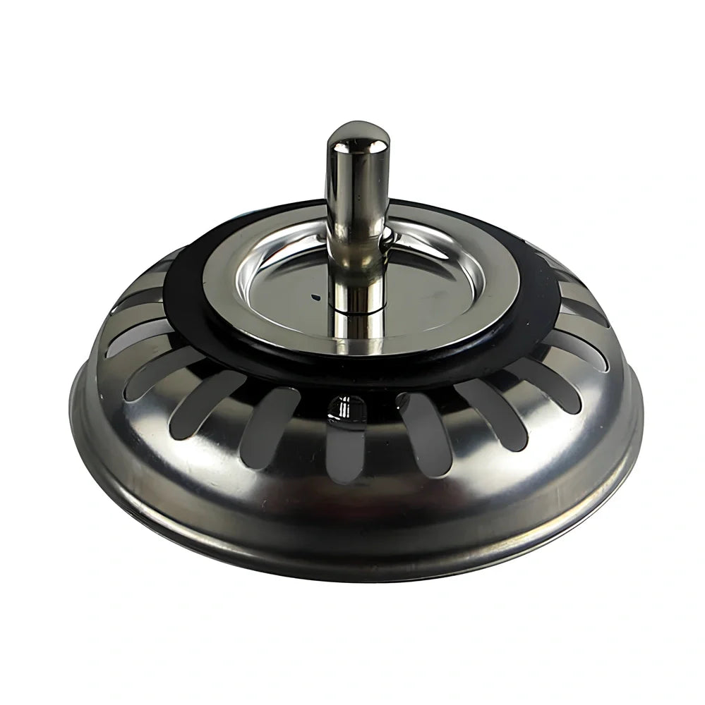 79.3mm silver stainless steel kitchen sink drainer umbrella covering drain opening