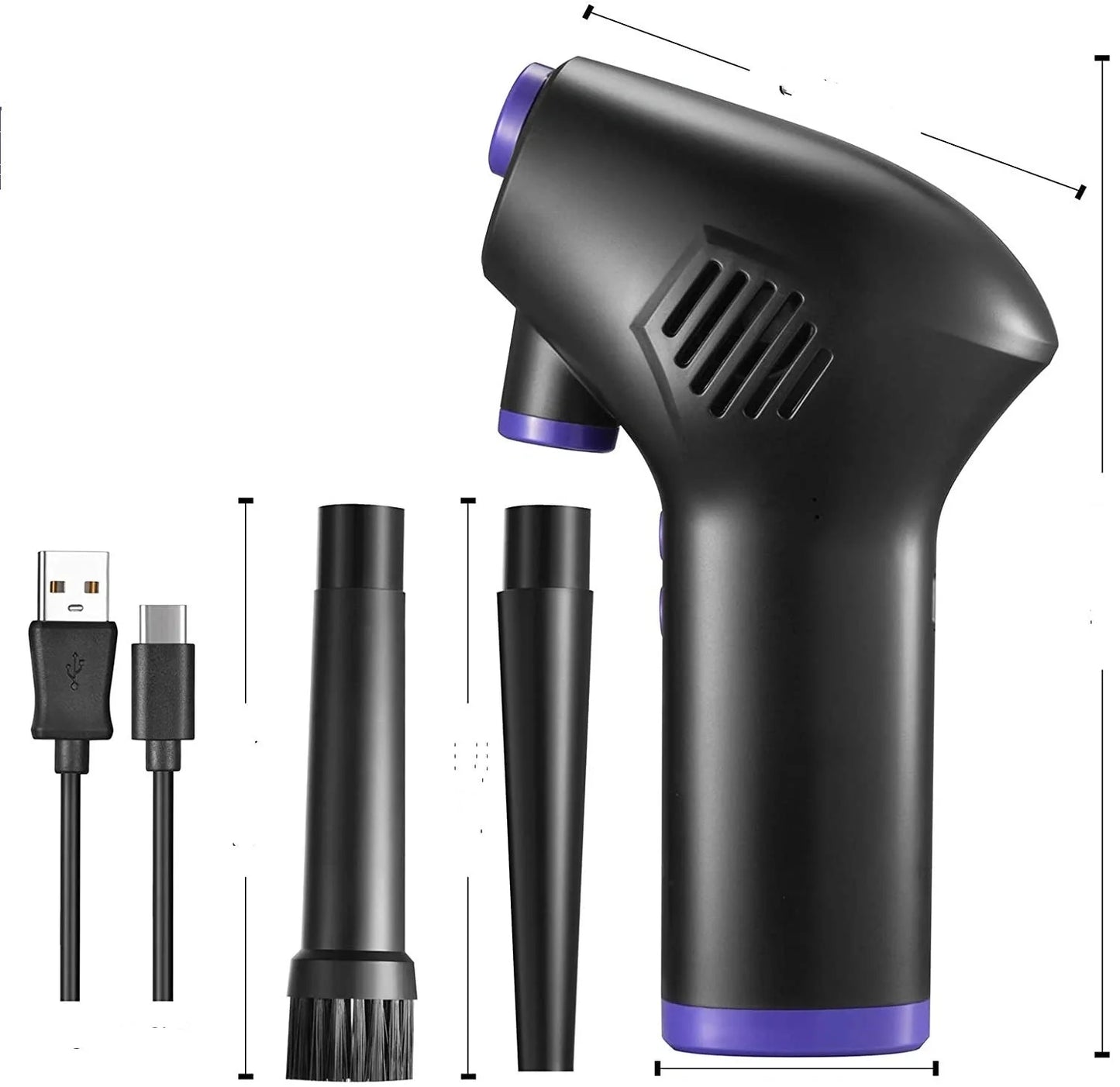 Cordless Air Duster for electronic and small appliance cleaning
