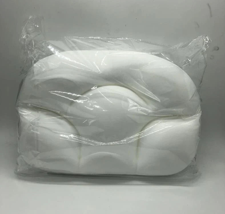 Supportive orthopedic pillow with micro-sphere foam technology, designed for optimal head and neck alignment