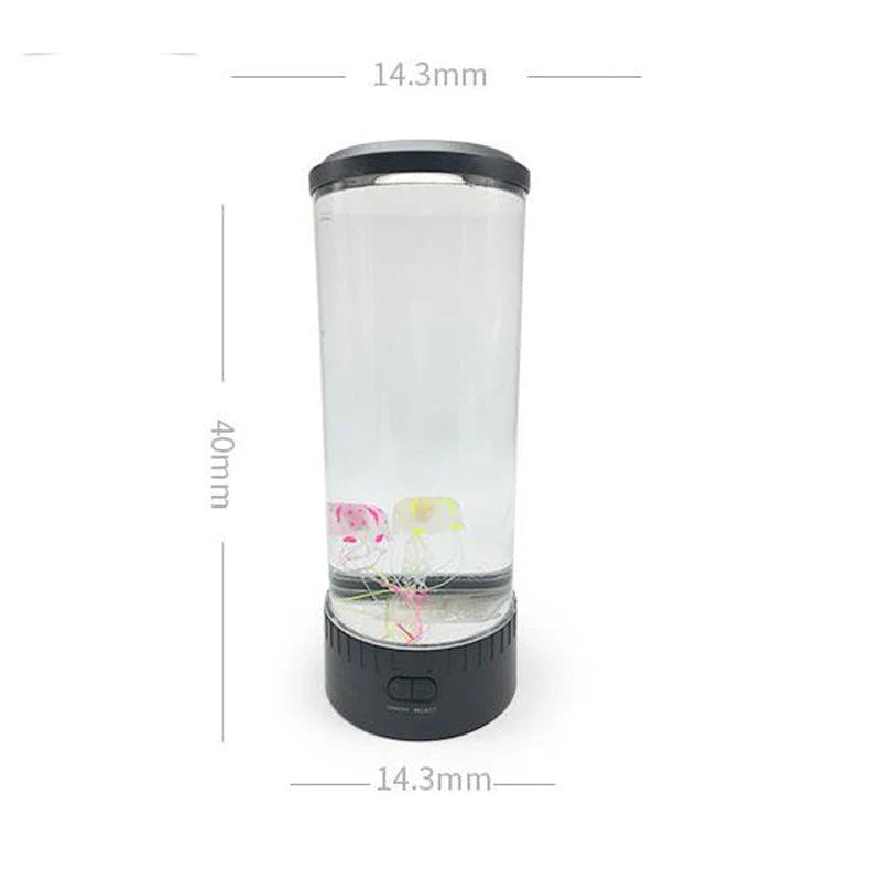 Enchanting Jellyfish Lamp with lifelike jellyfish swimming in a colour-changing LED aquarium display