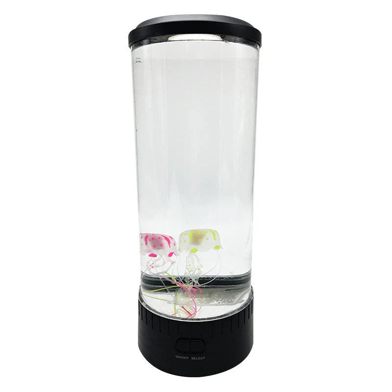 Enchanting Jellyfish Lamp with lifelike jellyfish swimming in a colour-changing LED aquarium display