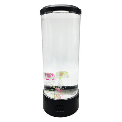 Enchanting Jellyfish Lamp with lifelike jellyfish swimming in a colour-changing LED aquarium display