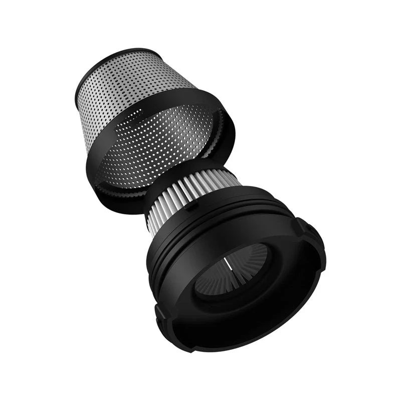 Smart handheld vacuum cleaner with high suction power, perfect for quick clean-ups.