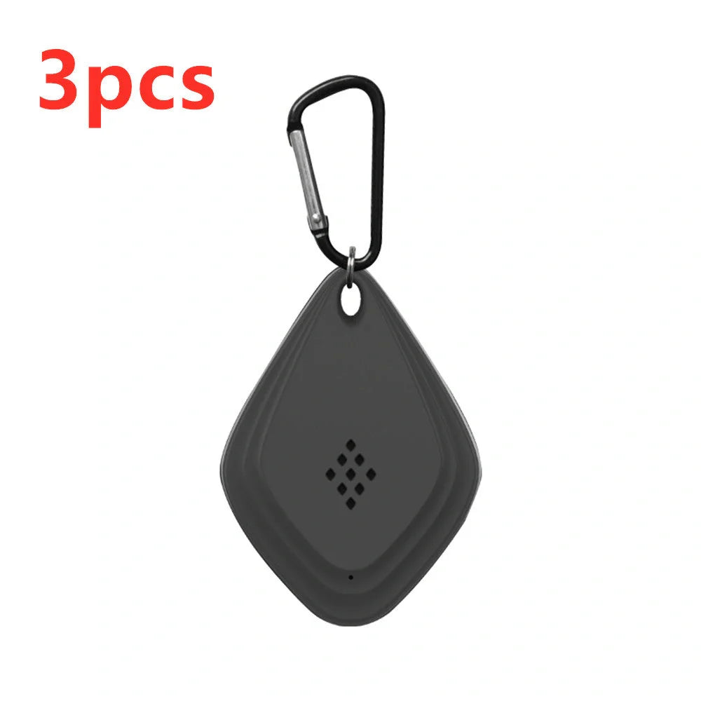 USB Rechargeable Ultrasonic Mosquito Repeller with hook for outdoor hanging