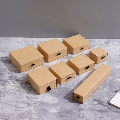 Drawer-style jewellery storage box with pull-out trays for organised accessory storage