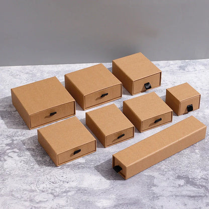 Drawer-style jewellery storage box with pull-out trays for organised accessory storage