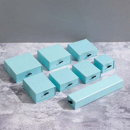 Drawer-style jewellery storage box with pull-out trays for organised accessory storage