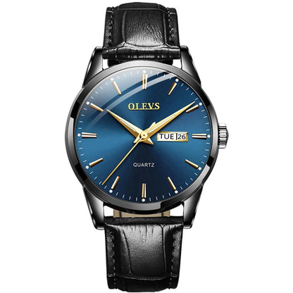 Unisex quartz watch with pointer display, simple Korean tide style, available in five options
