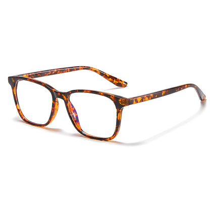 Anti-blue light retro TR90 full frame glasses, model 6919, unisex, 54mm width, 140mm temple