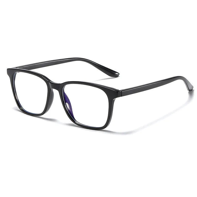 Anti-blue light retro TR90 full frame glasses, model 6919, unisex, 54mm width, 140mm temple