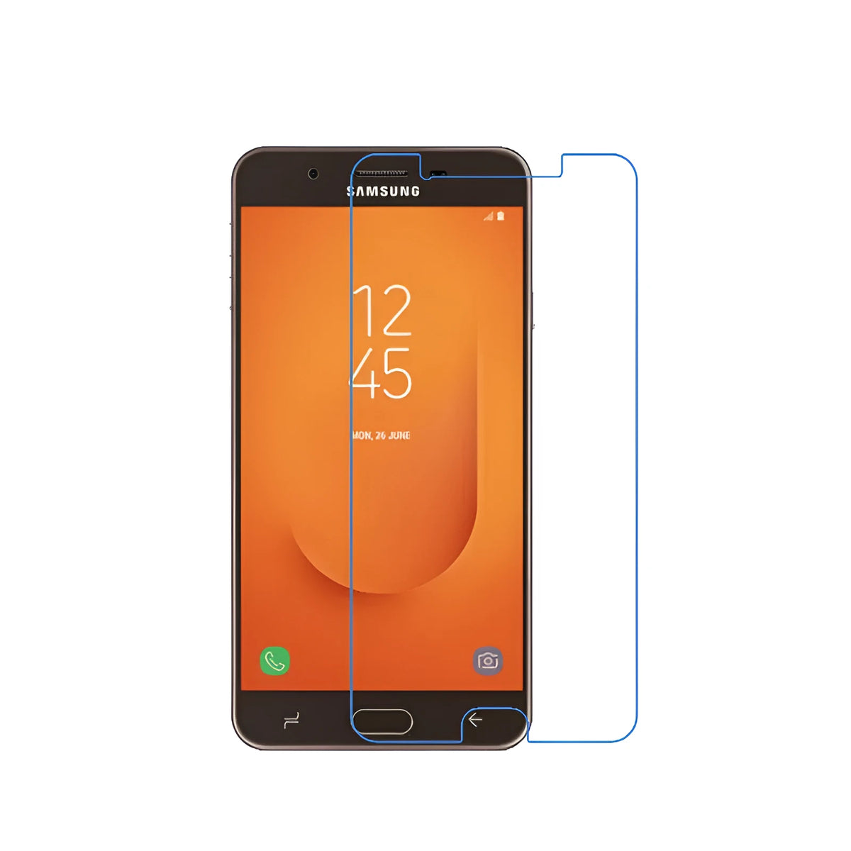 Soft PET mobile phone screen protector film, anti-scratch, electrostatic adsorption, 2 pack