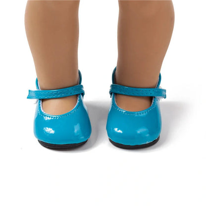 American Girl Doll Shoes in various colours made from durable PU leather