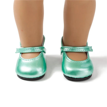 American Girl Doll Shoes in various colours made from durable PU leather