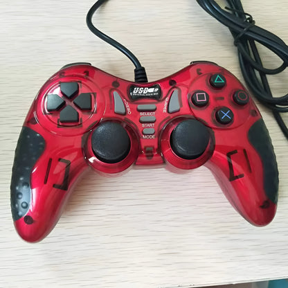 Red universal USB gamepad for PC, Android, XBOX360, PS3 and set-top boxes