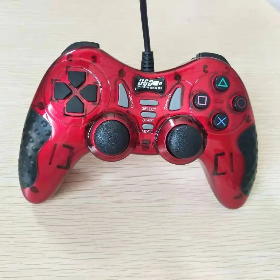 Red universal USB gamepad for PC, Android, XBOX360, PS3 and set-top boxes