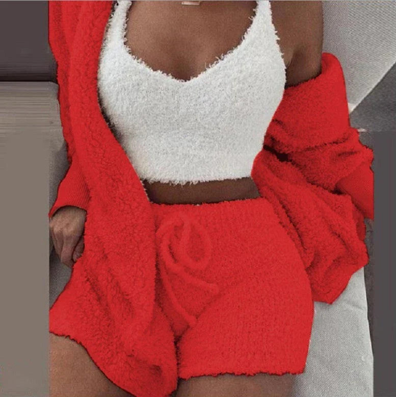 Cozy and stylish women's lounge pajama set in various colors and sizes
