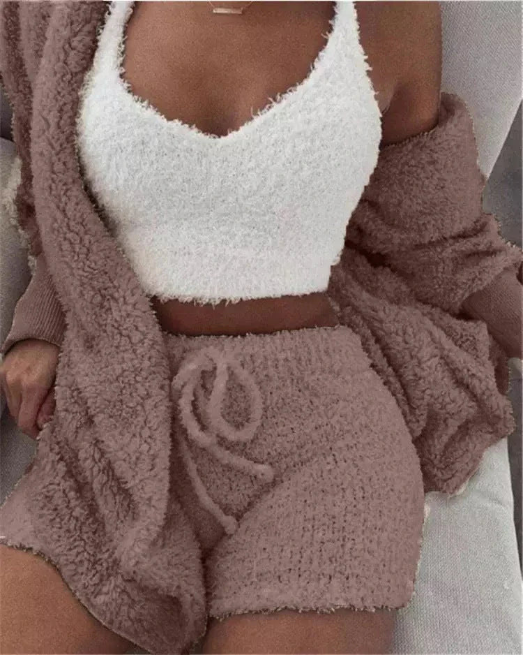 Cozy and stylish women's lounge pajama set in various colors and sizes