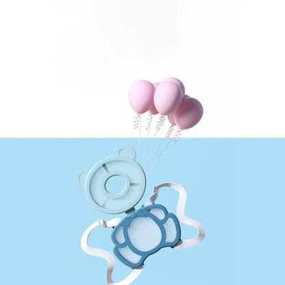 Soft, breathable baby head cushion in various adorable designs to protect toddlers during playtime