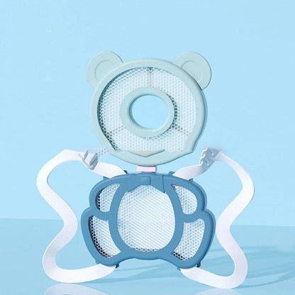 Soft, breathable baby head cushion in various adorable designs to protect toddlers during playtime