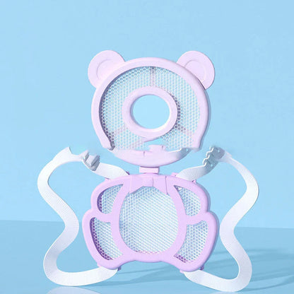 Soft, breathable baby head cushion in various adorable designs to protect toddlers during playtime