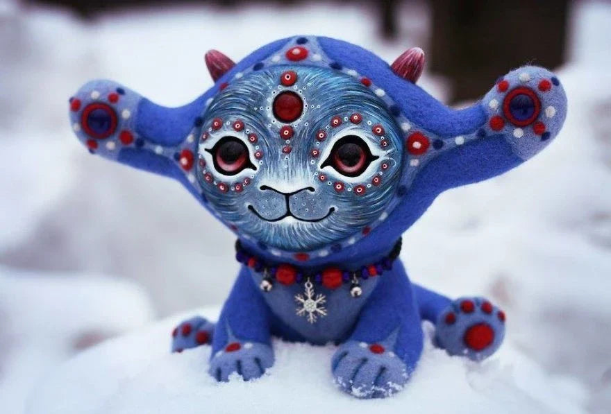 Enchanting elf figurine sculpture made of high-quality resin for garden and home decor, with whimsical mythical creature design