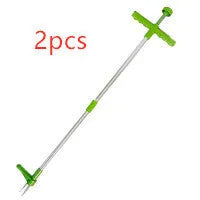 Creative manual weeding and digging artifact 1046A gardening tool with aluminium handle.