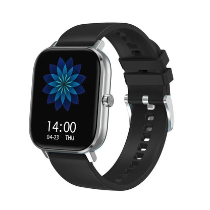 Smart bracelet with ECG, blood pressure, and blood oxygen monitoring on wrist, showing 1.54-inch touchscreen display