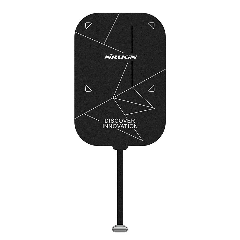 Nillkin wireless charging receiver patch with foldable stand for iPhone and Android phones