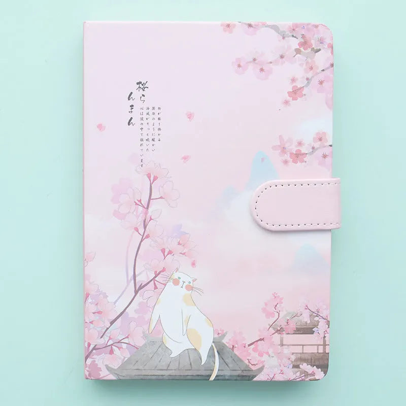 Girl Heart Simple Ins Wind Hand Book decorative notebook with net celebrity design, 12.8x18.5cm size