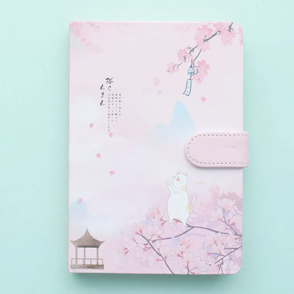 Girl Heart Simple Ins Wind Hand Book decorative notebook with net celebrity design, 12.8x18.5cm size
