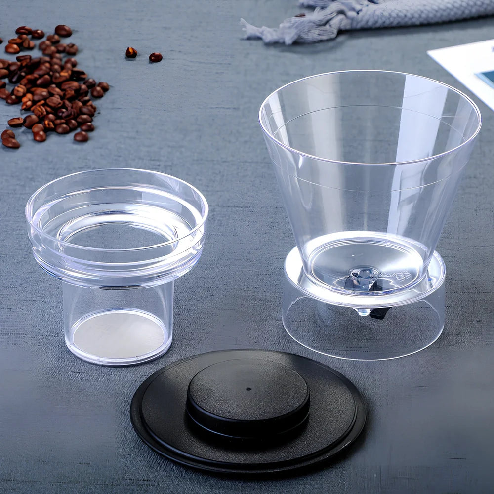 Traditional Chinese glass ice drip coffee pot with 750ml cold brew capacity