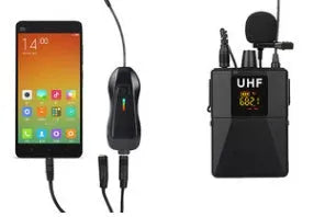 Black Little Bee X3 wireless lavalier microphone with magnetic clip attached to a shirt collar.