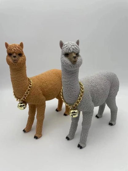 Portable Bluetooth Speaker with Alpaca Design, FM Radio, and Subwoofer for Music Streaming and Entertainment