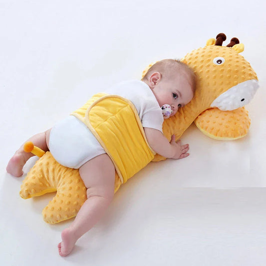 Soft, plush pillow with a cuddly goose design in various vibrant colors