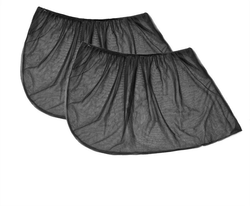 Car window cover net providing sun shade and anti-mosquito protection
