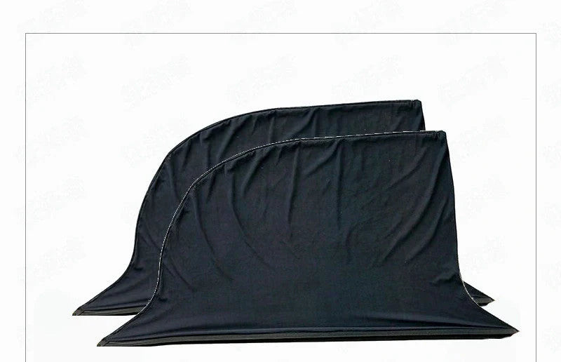 Car window cover net providing sun shade and anti-mosquito protection