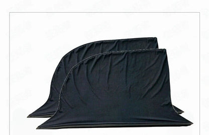 Car window cover net providing sun shade and anti-mosquito protection